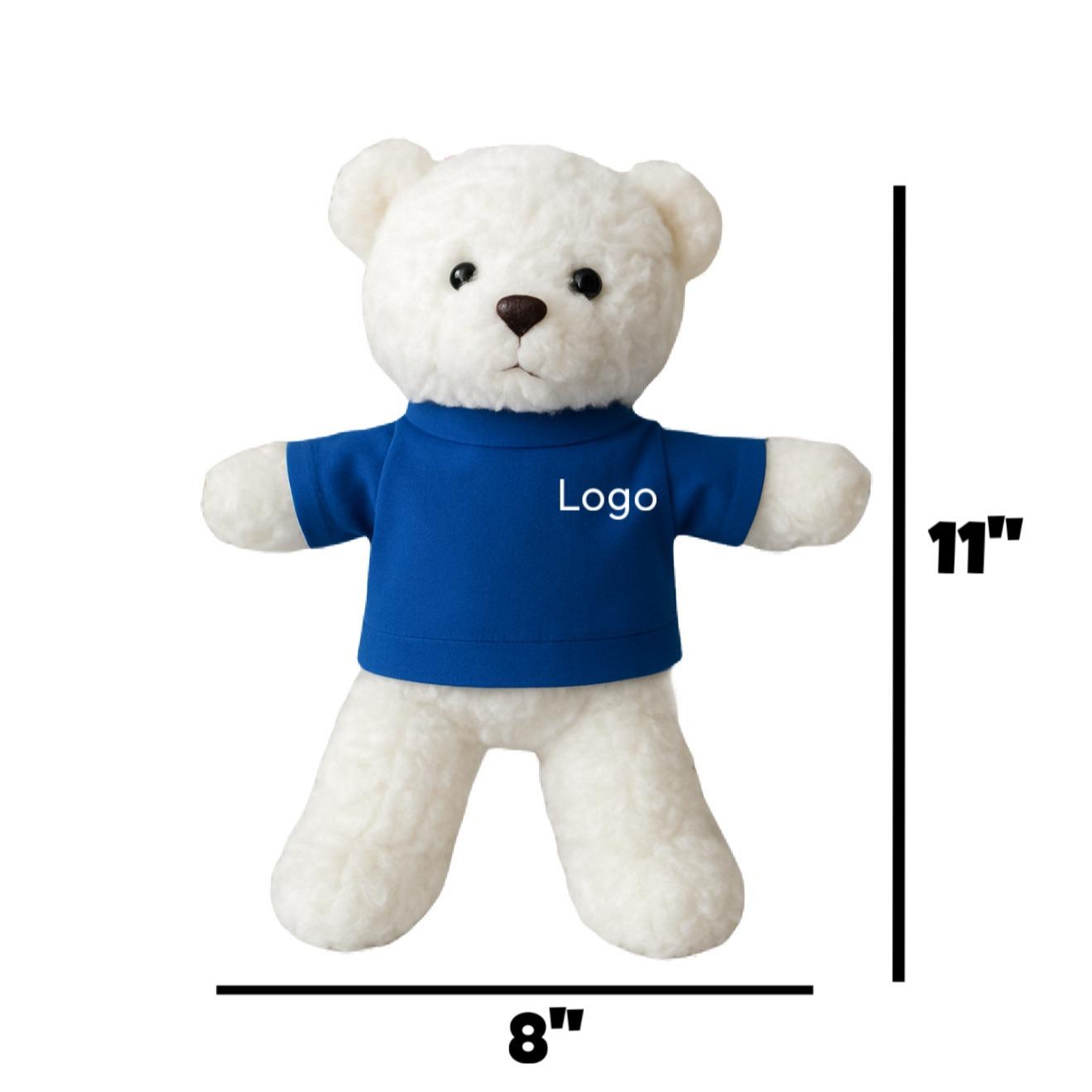 Cute Teddy Bear with Car Emblem β Soft Plush Stuffed Animal