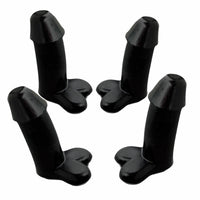 Funny Car Valve Stem Caps Prank, Motorcycle Tire Caps, Little Buddy Valve Cap, Glowing Tire Valve Cap, Luminous Tire Valve Stem (4 Pack)