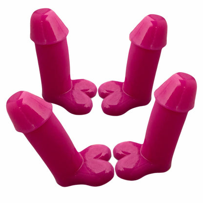 Funny Car Valve Stem Caps Prank, Motorcycle Tire Caps, Little Buddy Valve Cap, Glowing Tire Valve Cap, Luminous Tire Valve Stem (4 Pack)