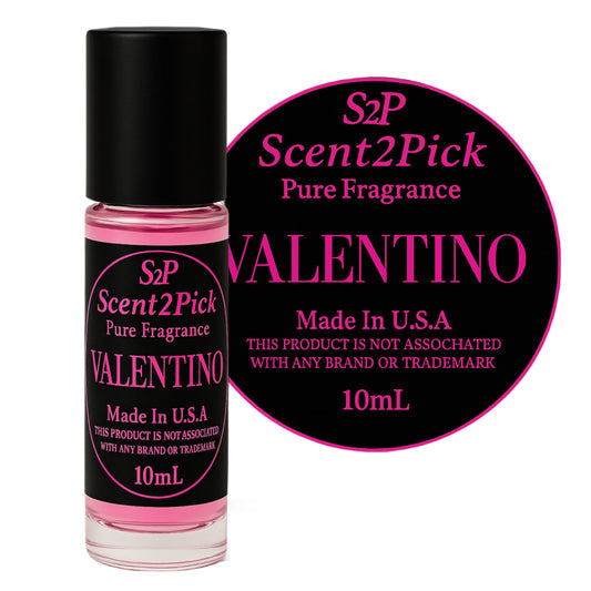 Valenteno ROLL-ON SCENT OIL - 10ml Alcohol-Free Long-Lasting Oil-Based Fragrance in Travel-Friendly Roller Bottle
