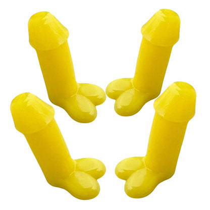 Funny Car Valve Stem Caps Prank, Motorcycle Tire Caps, Little Buddy Valve Cap, Glowing Tire Valve Cap, Luminous Tire Valve Stem (4 Pack)