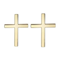 Christian Cross Sticker with Chrome Finish Universal Fit for Cars